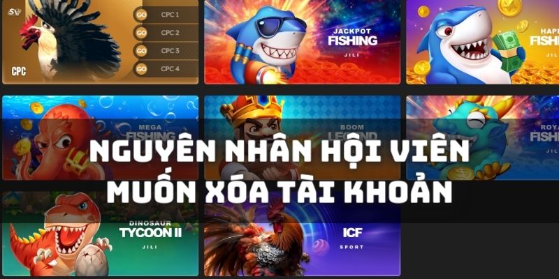 Nguyên nhân dẫn đến việc người chơi muốn huỷ bỏ nick game